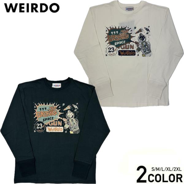 ウィアード クルーネック 長袖 Tシャツ ロンT メンズ WEIRDO THE SPUTNIKS -...