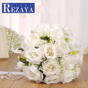 ウエディングブーケ 安い 結婚式 花嫁 ブーケ 造花