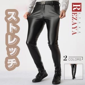 メンズ革パン　春秋冬　レザーパンツ　防風防寒