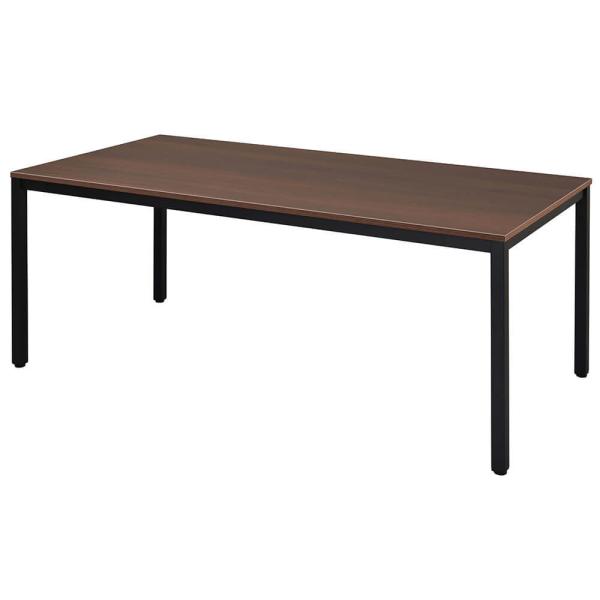 ミーティングテーブル W1800xD900 ダークII×ブラック脚 RFD2-1890DB2TBL