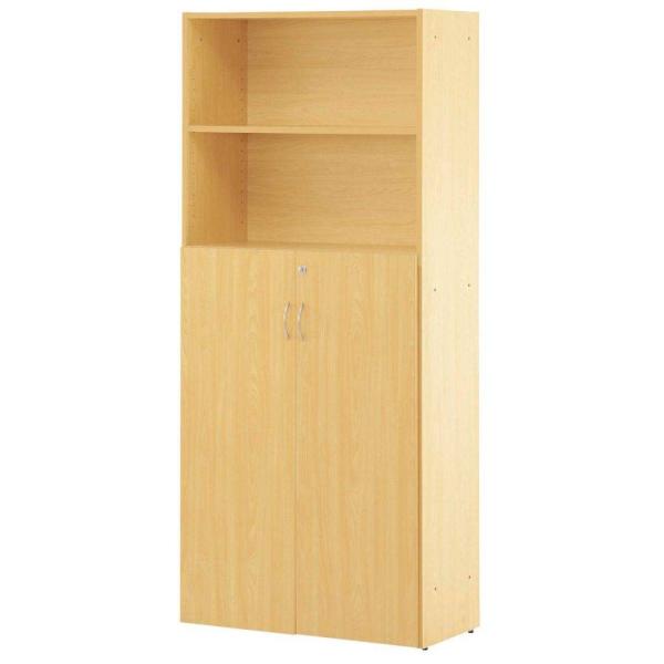 Jシリーズ 可動棚ハイシェルフII 扉付き ナチュラル RFHS2-NJHFDシェルフ ラック  ウ...