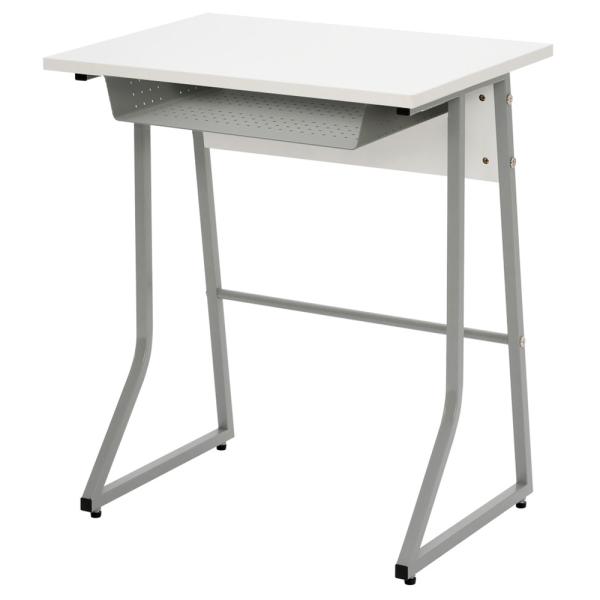 スモール研修用デスク3 W600xD450  ループ脚 ホワイト RFJD3-6045W　
