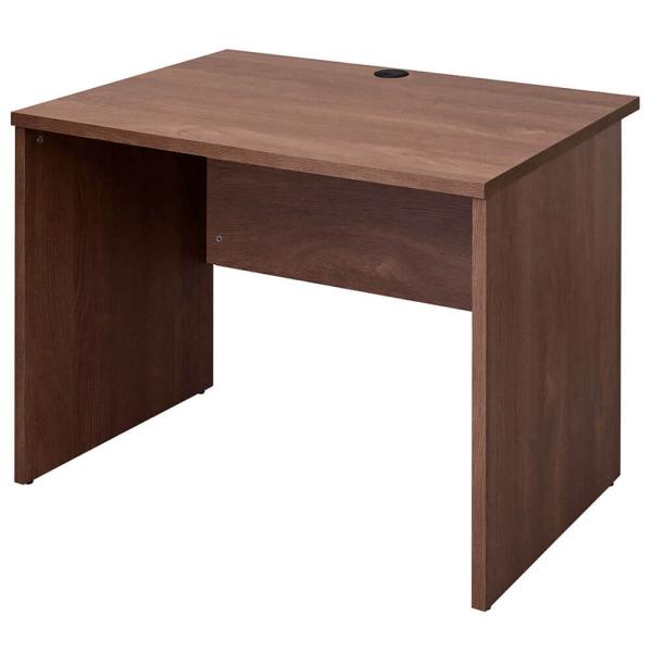 木製デスク3 W1000xD700 ウォルナットII RFLD-1070DMJ4 オフィスデスク 事...