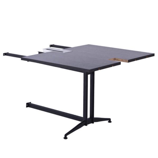 T字脚大会議テーブル 増連 ダークII RFTMT-ADDB2