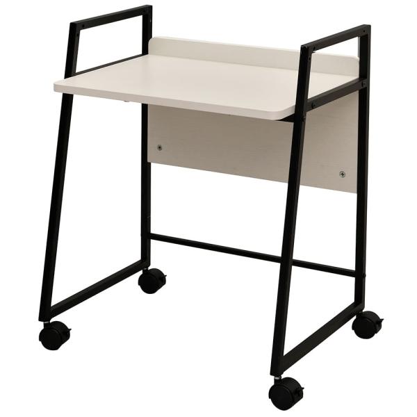 (個人宅配送可能商品)Lilリル 2wayキャスターデスク ホワイトウッド RFWCD-5540WG