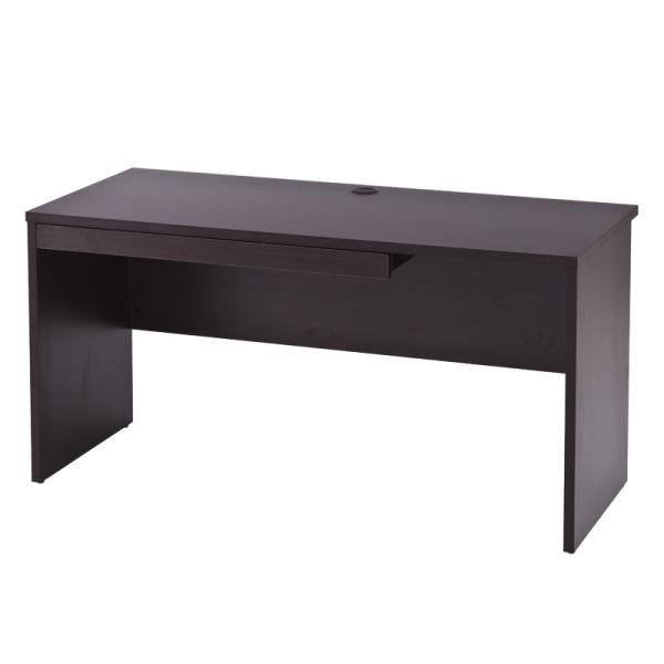 ノルムシリーズ木製オフィスデスクII引き出し付きハーフ W1400 ダークブラウン Z-RFPLD-...