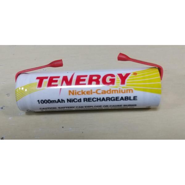 TENERGY　ニッカド充電池　単三型　タブ端子 ☆ゆうパケット可（210円）