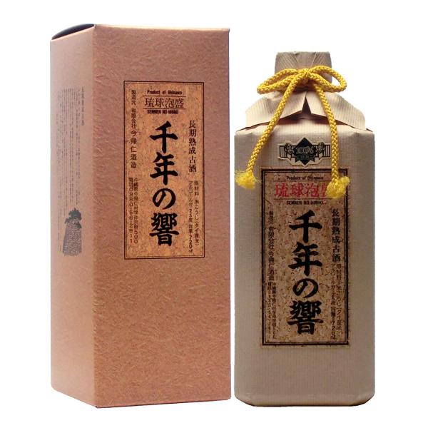 千年の響 長期熟成古酒 25度 720ml 琉球 泡盛 古酒 沖縄 今帰仁酒造