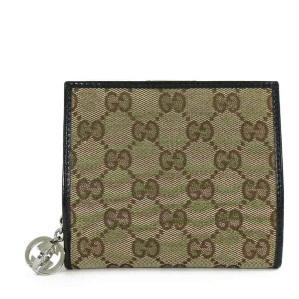 グッチ GGキャンバス・2つ折り財布/233022/ベージュ×ブラック/GUCCI/RF1/b181...