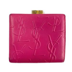 イヴサンローラン 二つ折り 財布 ピンクの商品一覧 通販 - Yahoo 