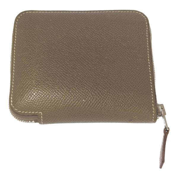 HERMES エルメス アザップシルクインコンパクトミニ・ラウンドファスナー 2つ折り財布/7 SI...