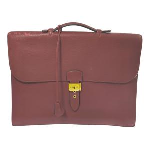 HERMES エルメス サックアデペッシュ 38 書類かばん ブリーフ