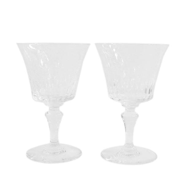 超美品・バカラ パルメ・ワイングラス ペア 2客セット クリスタル etcその他雑貨/クリア/BAC...