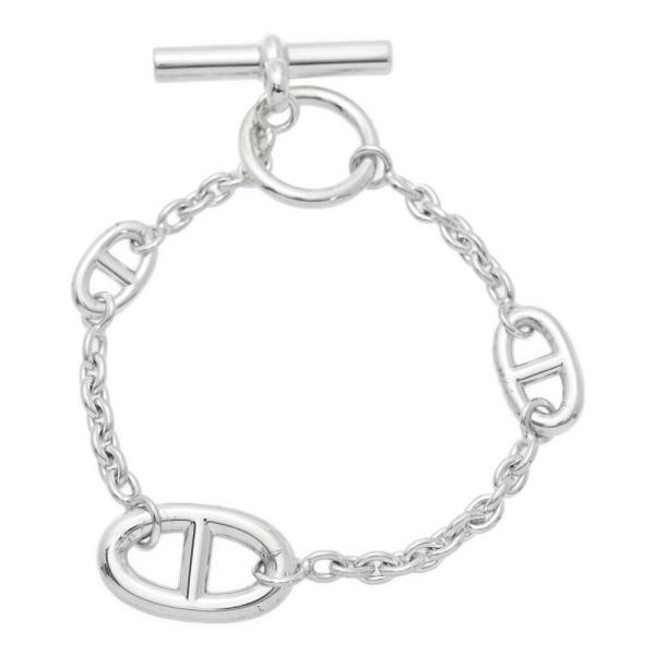 (ラスト1点) HERMES エルメス ファランドール シャーヌダンクル チェーン ブレスレット/S...