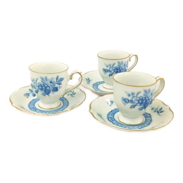 Rosary yamato 食器 ティーカップ＆ソーサー ３客セット インテリア/ホワイト/B9 /...