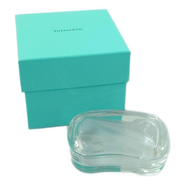 TIFFANY ＆ Co./ティファニー ジュエリーボックス・ウェーブ クリスタルガラスインテリア/...