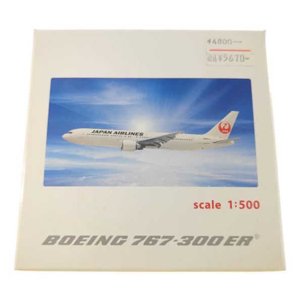 JAL BOEING767-300ER オブジェ インテリア/ホワイト/プラモデル/コレクション/ホ...