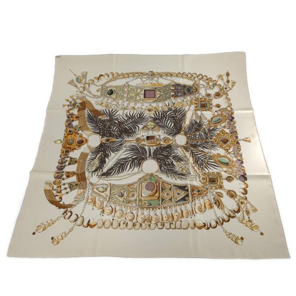 (ラスト1点) HERMES エルメス カレ90・TERRES PRECIEUSES・貴重な場所 シ...