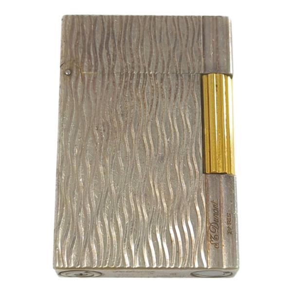 S.T.Dupont エステデュポン PLAQUE ARGENT G ガスライター 喫煙具 ジッポー...