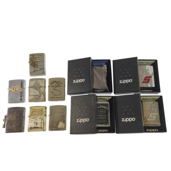 ZIPPO ジッポー 11点セット まとめ ライター 喫煙具 ジッポライター/シルバー/プレゼント/...