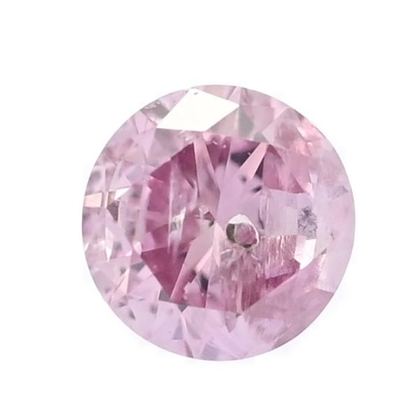 【限定値下げ】0.095ct ファンシーインテンスパープリッシュピンク ピンクダイヤモンド ルース ...
