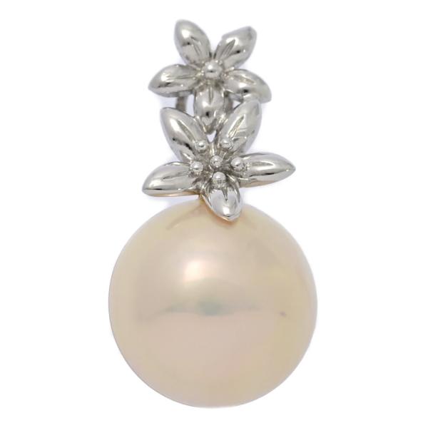 TASAKI PEARL タサキ 田崎真珠 フラワーモチーフ マベ真珠/マベパール ペンダントトップ...