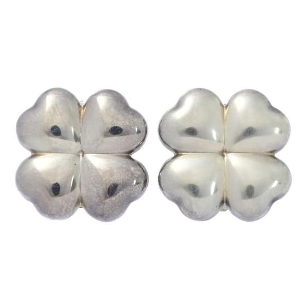 Georg Jensen ジョージジェンセン 四葉のクローバーモチーフイヤリング/Sv925/10....