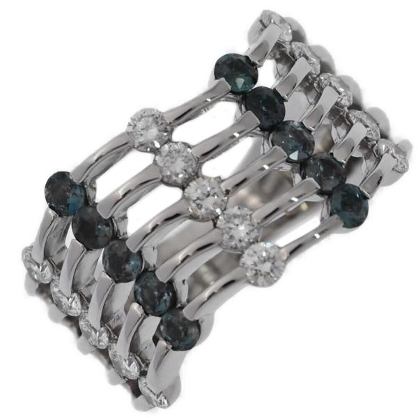 AL0.5ct/FD:0.61ct/5連/五連・アレキサンドライト・ダイヤモンドリング・指輪/Pt9...
