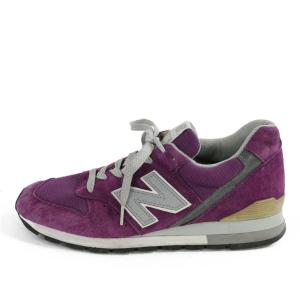 ニューバランス ローカットスニーカー靴/M996PU/27cm/パープル×グレー/New Balance 翌日配送可/b181203/224206｜rfstore