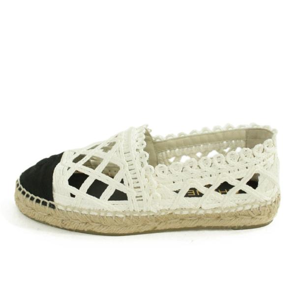 超美品・シャネル ココマーク・エスパドリーユシューズ靴/G33556Y52042/36(23cm相当...