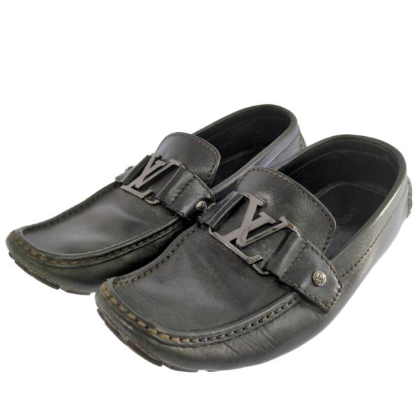 LOUIS VUITTON ルイヴィトン ドライビングシューズ・シューズ靴/6 1/2/ブラック/翌...