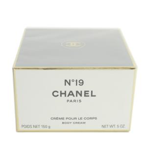 未使用★シャネル No19・ボディクリーム化粧品150g/グレー×ホワイト/CHANEL 翌日配送可/214912｜rfstore