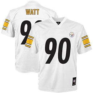 Outerstuff Youth T.J. Watt White Pittsburgh Steelers Replica Player Jersey