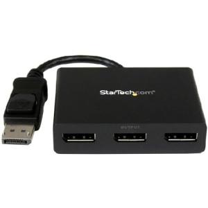 送料無料StarTech.com 3ポートMSTハブ DisplayPort - 3x DisplayPort マルチモニタースプリッタ 4K対応 Windowsのみ対応 MSTDP123DP並行輸入｜rgt-on-line