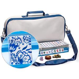 送料無料American Mahjong Set Leatherette Case "Chinoise" w/ All-In-One Rack/Pushers並行輸入｜rgt-on-line