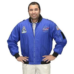 送料無料Aeromax Adult NASA Astronaut Flight Jacket, Medium, Blue並行輸入｜rgt-on-line