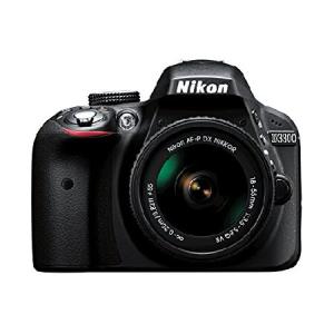 送料無料Nikon D3300 w/ AF-P DX 18-55mm VR デジタル一眼レフ - ブラック並行輸入