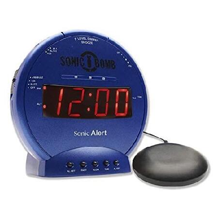 送料無料Sonic Alert Sonic Bomb Dual Alarm Clock with B...