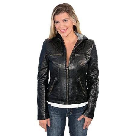 送料無料Milwaukee Leather Women＆#39;s Hooded Scuba Jac...