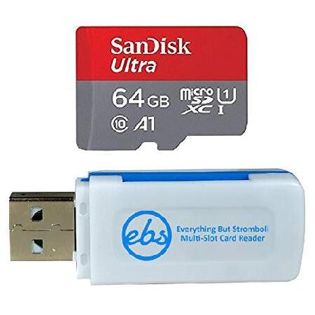 送料無料SanDisk 64GB SDXC Micro Ultra Memory Card Bund...