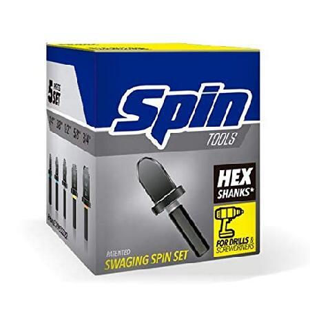 送料無料SPIN Tools S5000 スエージングスピンセット 5ピース 1/4 3/8 1/2...