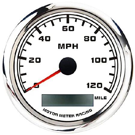 送料無料MOTOR METER RACING W Pro 85mm 3-3/8&quot; GPS Speed...