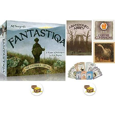 送料無料Fantastiqa リュックサックベースゲーム 4つの拡張と2つの宝箱ボタン並行輸入