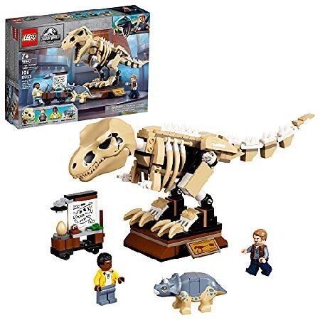 送料無料LEGO Jurassic World T. rex Dinosaur Fossil Exh...