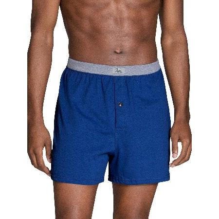 送料無料Fruit of the Loom Men&apos;s Tag-Free Knit Boxer Sh...