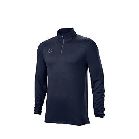 送料無料EvoShield Men&apos;s 1/4 Zip, Navy, 3X-Large並行輸入