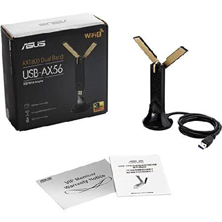 送料無料ASUS WiFi 6 AX1800 USB WiFi Adapter (USB-AX56)...
