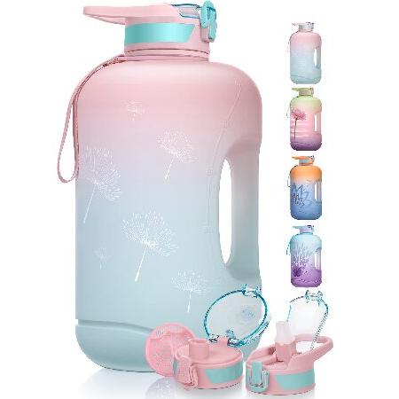 送料無料TOBA 1 Gallon Motivational Water Bottle -128 o...