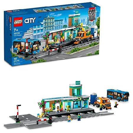送料無料LEGO City Train Station Set 60335 with Bus, Ra...