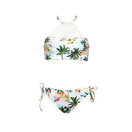 送料無料Hobie Girls&apos; High Neck Halter Top and Side Tie...